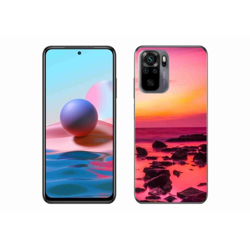 Gél borítás mmCase a Xiaomi Redmi Note 10 4G-hez - tenger és ragyogás