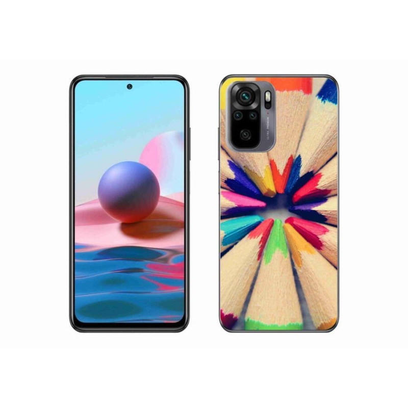 Gél borítás mmCase a Xiaomi Redmi Note 10 4G-hez - zsírkréták