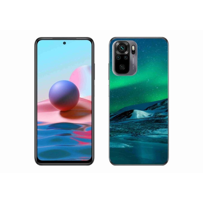 Gél borítás mmCase a Xiaomi Redmi Note 10 4G-hez - sarki fény