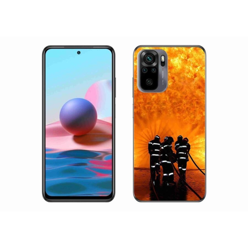 Gél borítás mmCase a Xiaomi Redmi Note 10 4G-hez - tűz