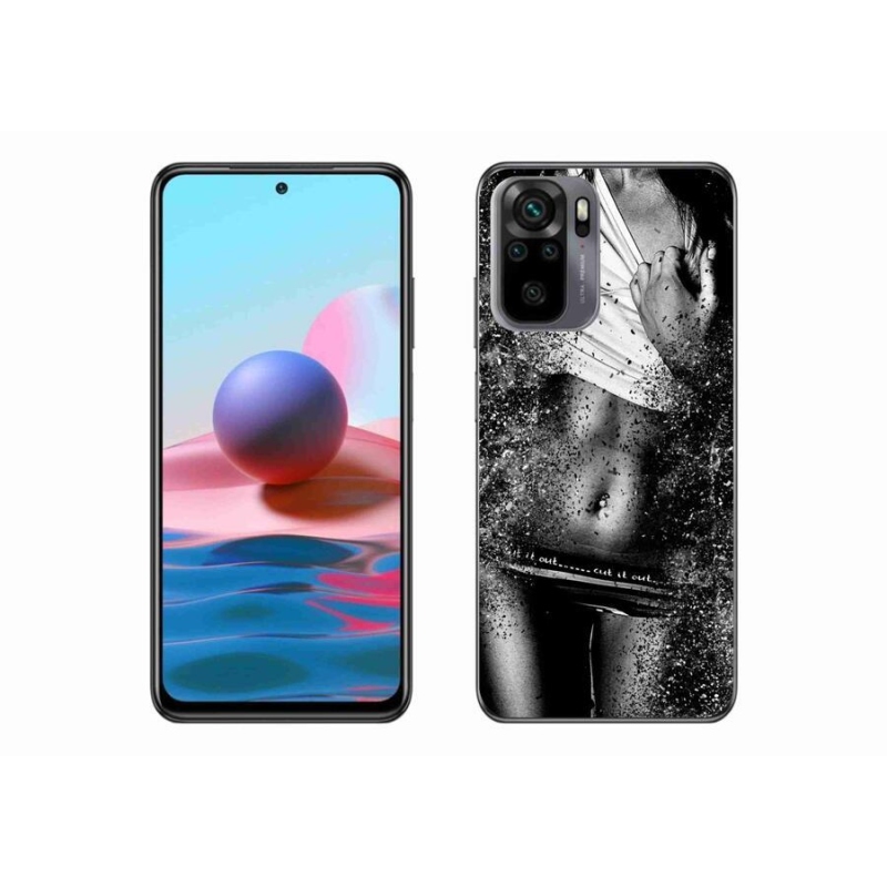 Gél borító mmCase a Xiaomi Redmi Note 10 4G-hez - szexi nő 1