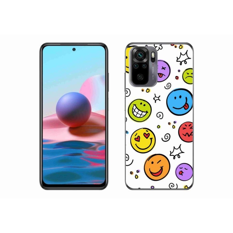 Gél borítás mmCase a Xiaomi Redmi Note 10 4G-hez - smiley-k