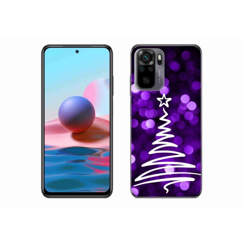 Gél borítás mmCase a Xiaomi Redmi Note 10 4G-hez - fa