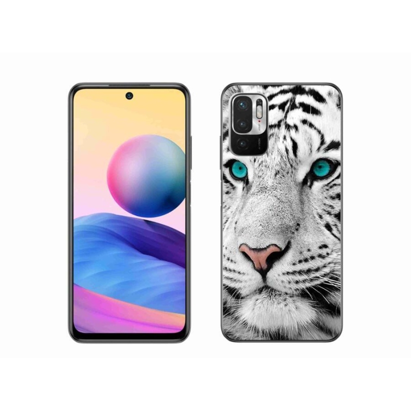 Gél borítás mmCase a Xiaomi Redmi Note 10 5G-hez - fehér tigris