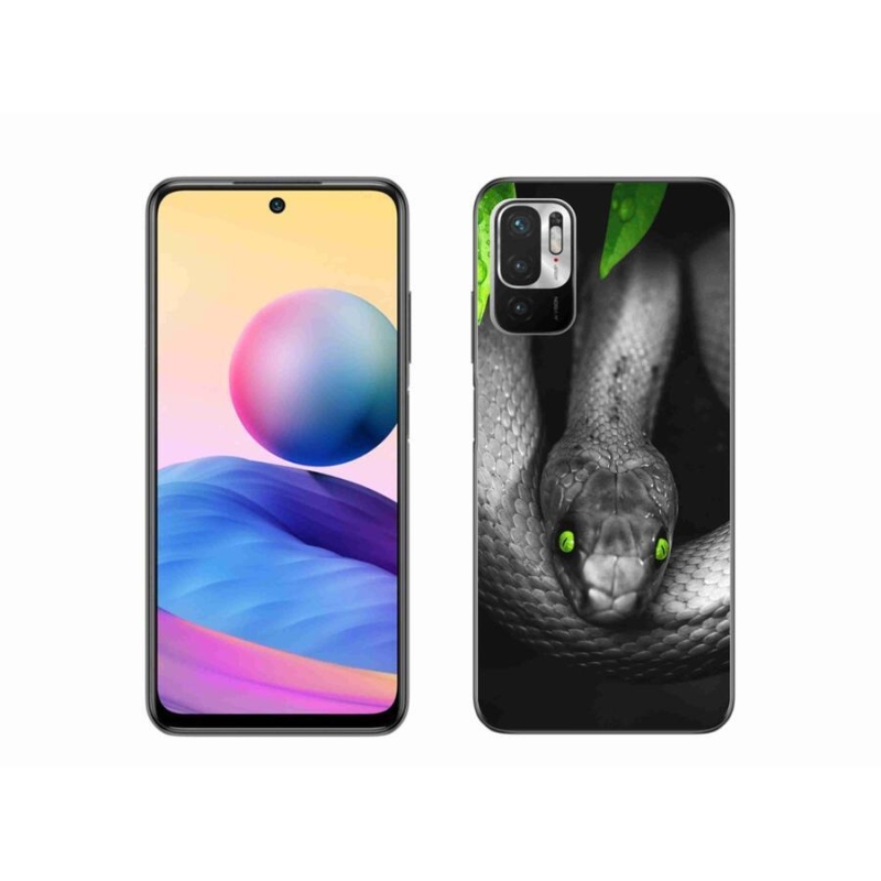 Gél borítás mmCase a Xiaomi Redmi Note 10 5G-hez - kígyó