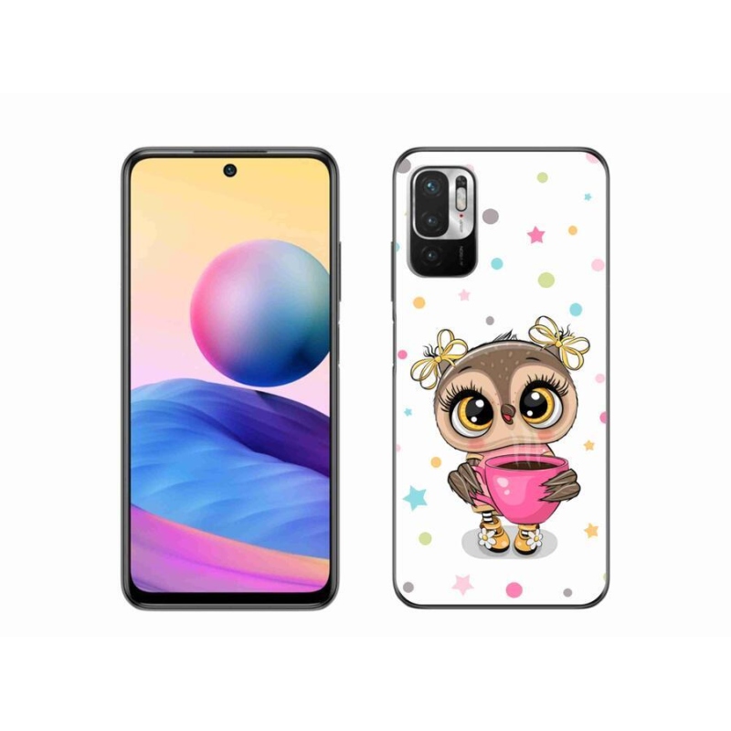 Gél borítás mmCase a Xiaomi Redmi Note 10 5G-hez - rajzfilm bagoly