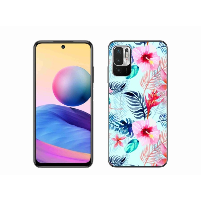 Gél borítás mmCase a Xiaomi Redmi Note 10 5G-hez - virágok