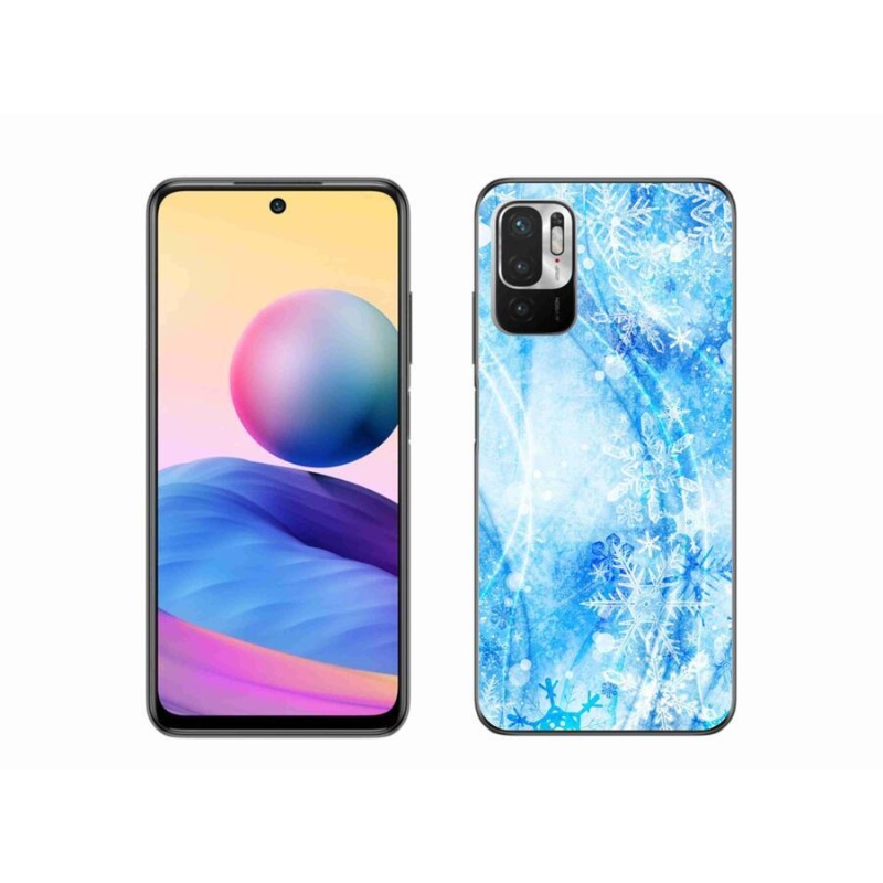 Gél borítás mmCase a Xiaomi Redmi Note 10 5G-hez - hópelyhek
