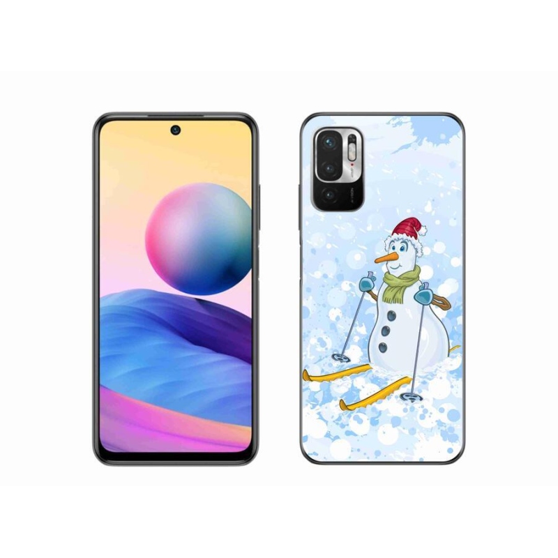 Gél borítás mmCase a Xiaomi Redmi Note 10 5G-hez - hóember