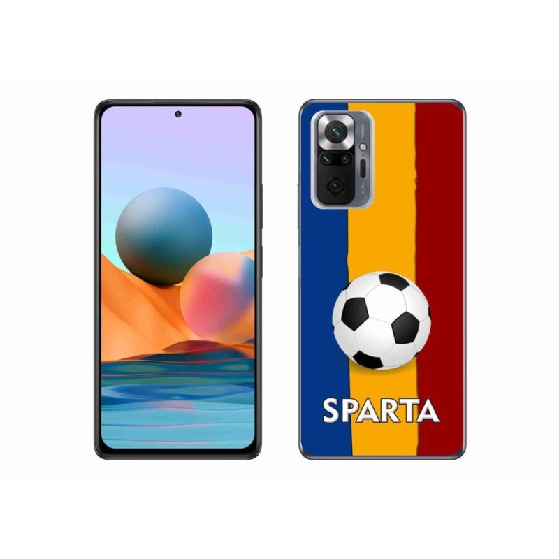 Gél borítás mmCase a Xiaomi Redmi Note 10 Pro-hoz - futball 1