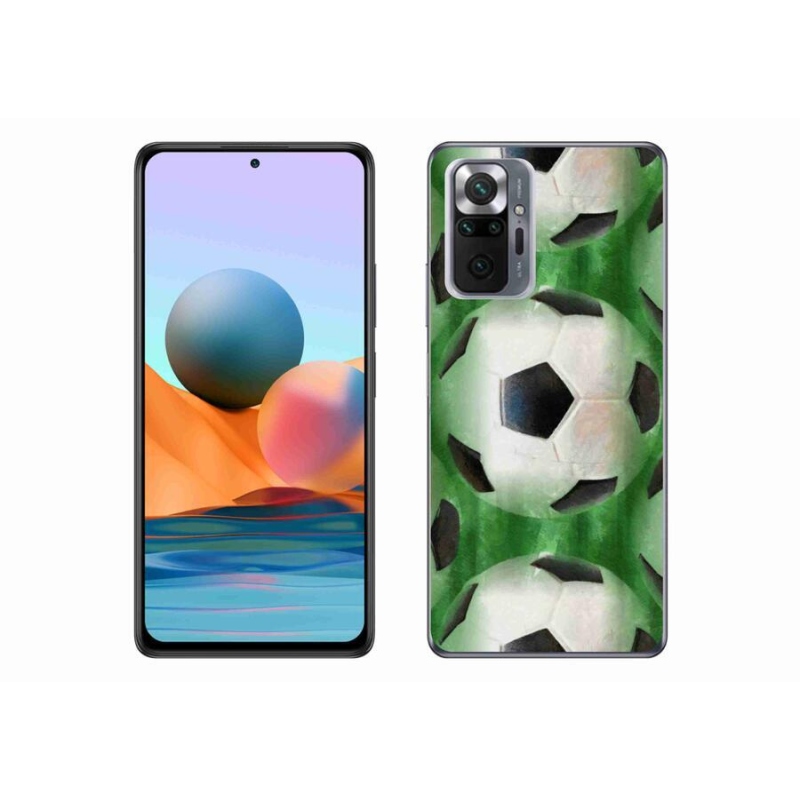 Gél borítás mmCase a Xiaomi Redmi Note 10 Pro számára - focilabda