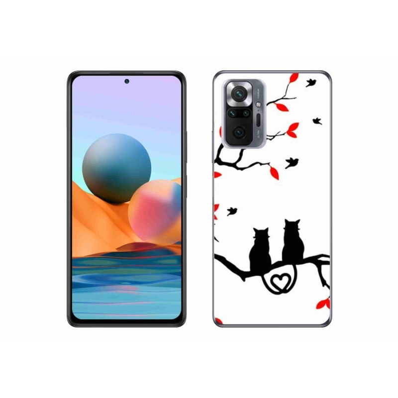 Gél borítás mmCase a Xiaomi Redmi Note 10 Pro számára - macska szeretet