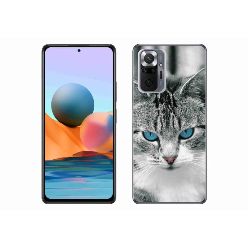 Gél borítás mmCase a Xiaomi Redmi Note 10 Pro készülékhez - macskaszem 1