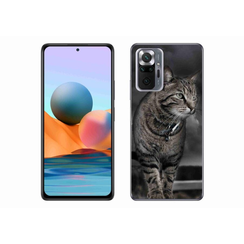 Gél borítás mmCase a Xiaomi Redmi Note 10 Pro készülékhez - macska