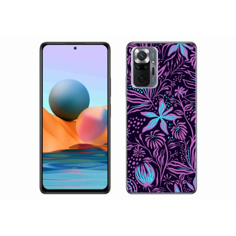 Gél borítás mmCase a Xiaomi Redmi Note 10 Pro számára - virágok 2