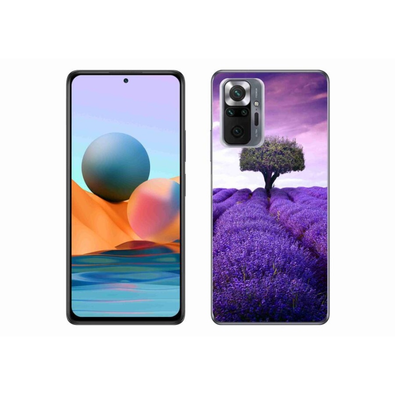 Gél borítás mmCase a Xiaomi Redmi Note 10 Pro készülékhez - levendula rét