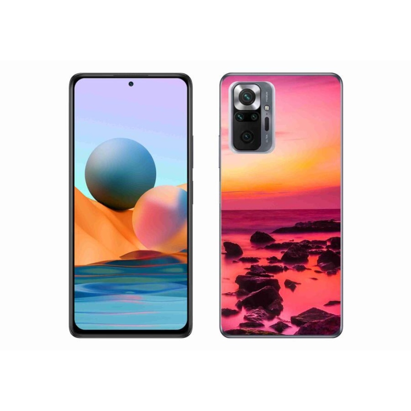 Gél borítás mmCase a Xiaomi Redmi Note 10 Pro számára - tenger és ragyogás