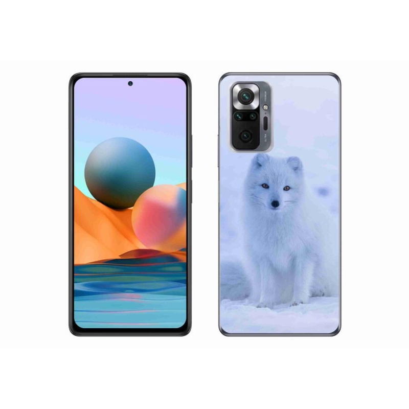 Gél borítás mmCase a Xiaomi Redmi Note 10 Pro készülékhez - polár róka