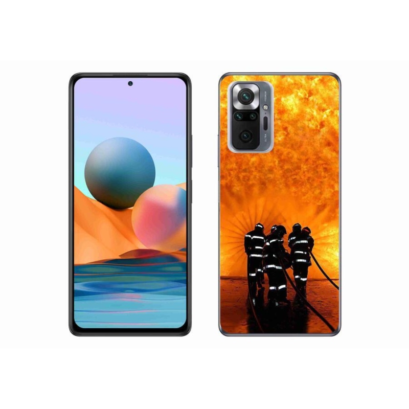 Gél borítás mmCase a Xiaomi Redmi Note 10 Pro-hoz - tűz