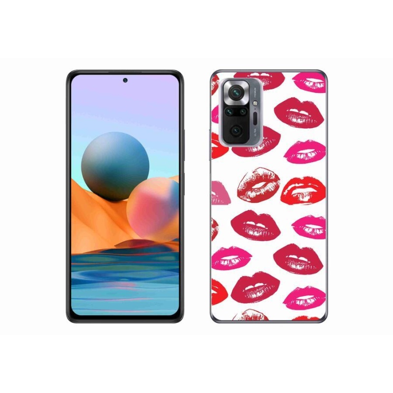 Gél borítás mmCase a Xiaomi Redmi Note 10 Pro számára - ajkak