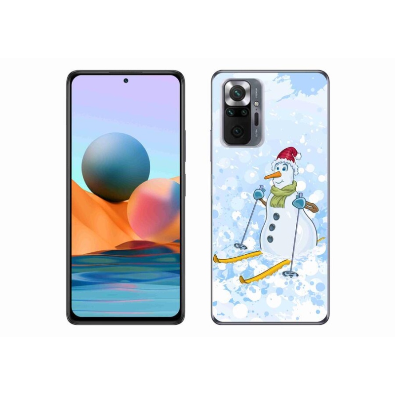 Gél borítás mmCase a Xiaomi Redmi Note 10 Pro készülékhez - hóember