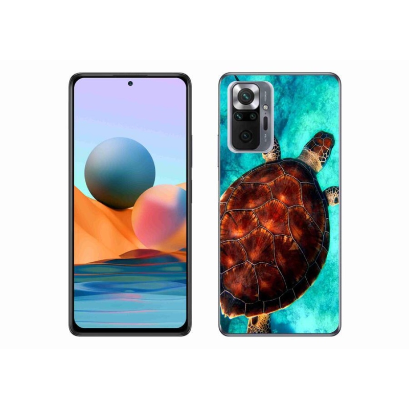 Gél borítás mmCase a Xiaomi Redmi Note 10 Pro készülékhez - teknősbéka