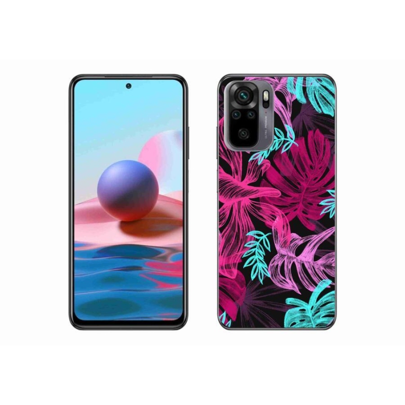 Gél borító mmCase a Xiaomi Redmi Note 10S-hez - virágok 1