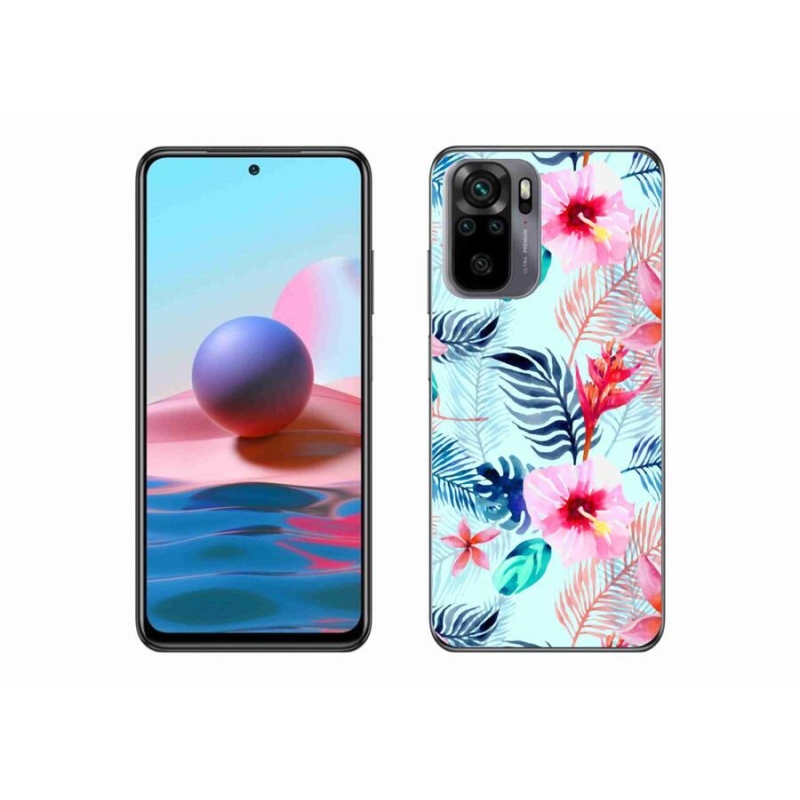 Gél borítás mmCase a Xiaomi Redmi Note 10S-hez - virágok