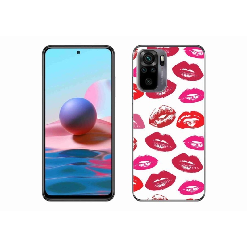 Gél borítás mmCase a Xiaomi Redmi Note 10S-hez - ajkak