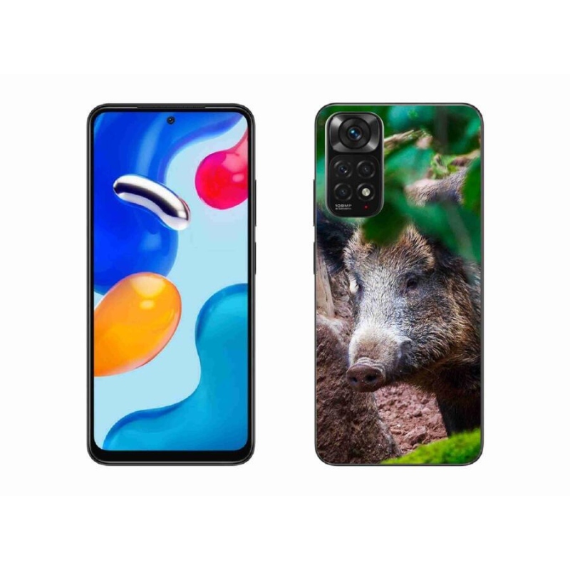 Gél borítás mmCase a Xiaomi Redmi Note 11 4G-hez - vaddisznó