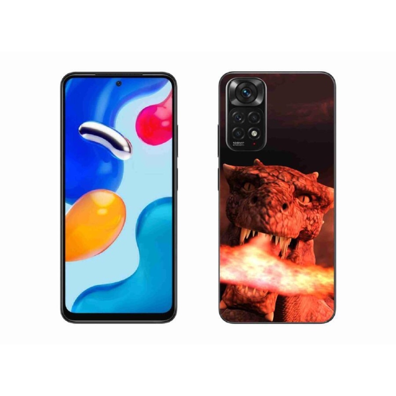 Gél borítás mmCase a Xiaomi Redmi Note 11 4G-hez - sárkány