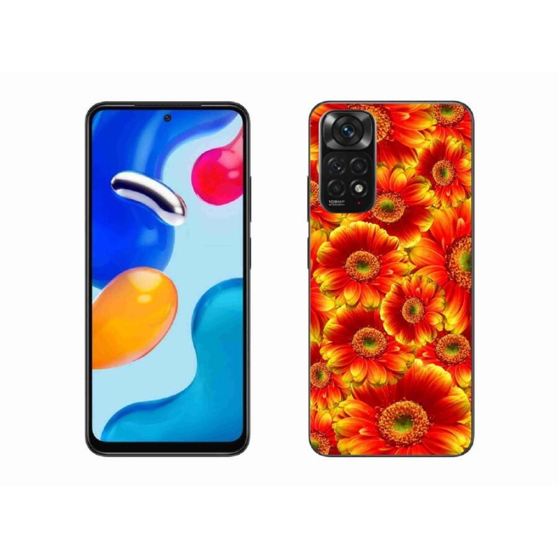 Gél borítás mmCase a Xiaomi Redmi Note 11 4G-hez - gerbera 1