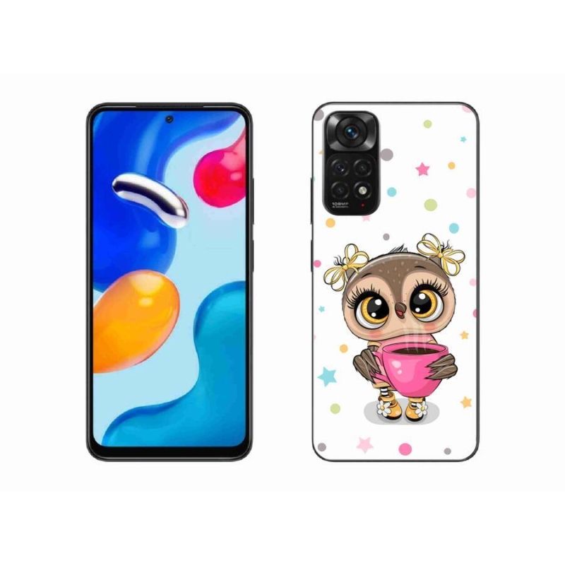 Gél borítás mmCase a Xiaomi Redmi Note 11 4G-hez - rajzfilm bagoly
