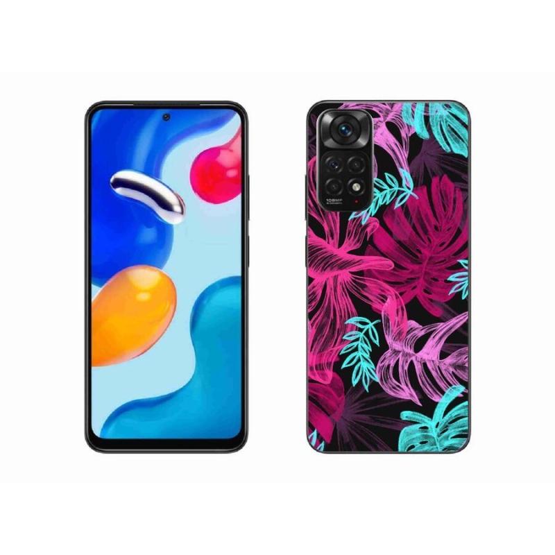Gél borító mmCase a Xiaomi Redmi Note 11 4G-hez - virágok 1