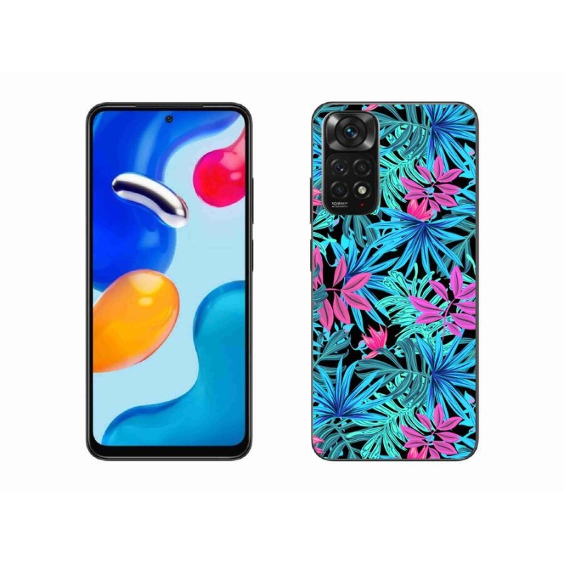Gél borító mmCase a Xiaomi Redmi Note 11 4G-hez - virágok 3