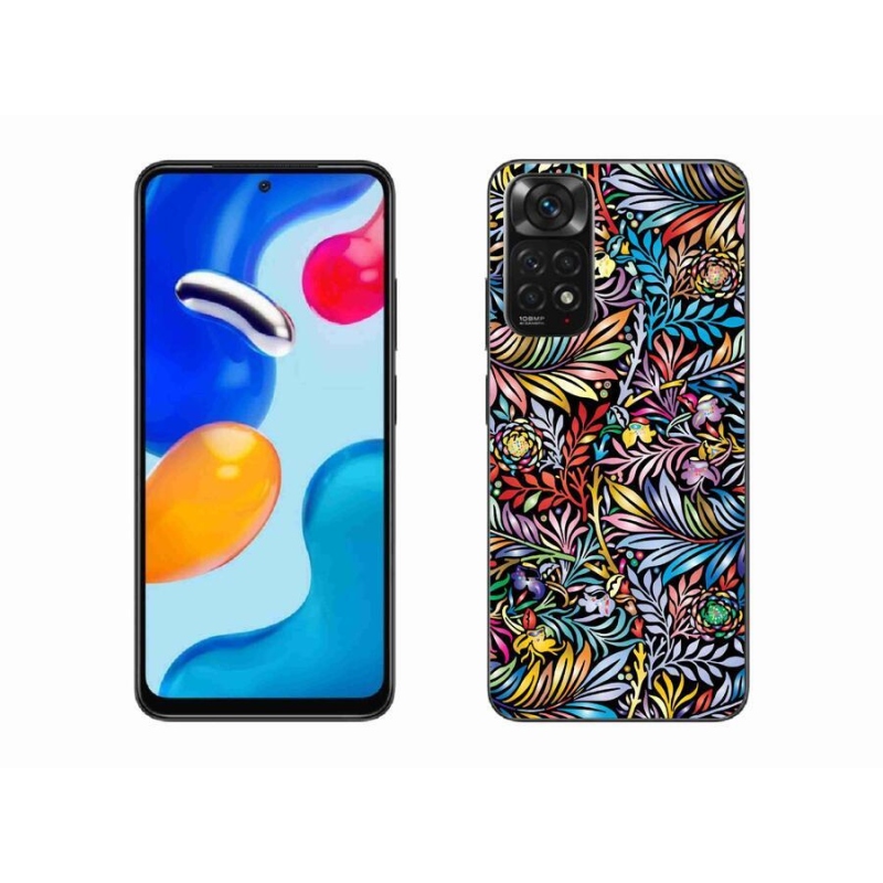 Gél borító mmCase a Xiaomi Redmi Note 11 4G-hez - virágok 5