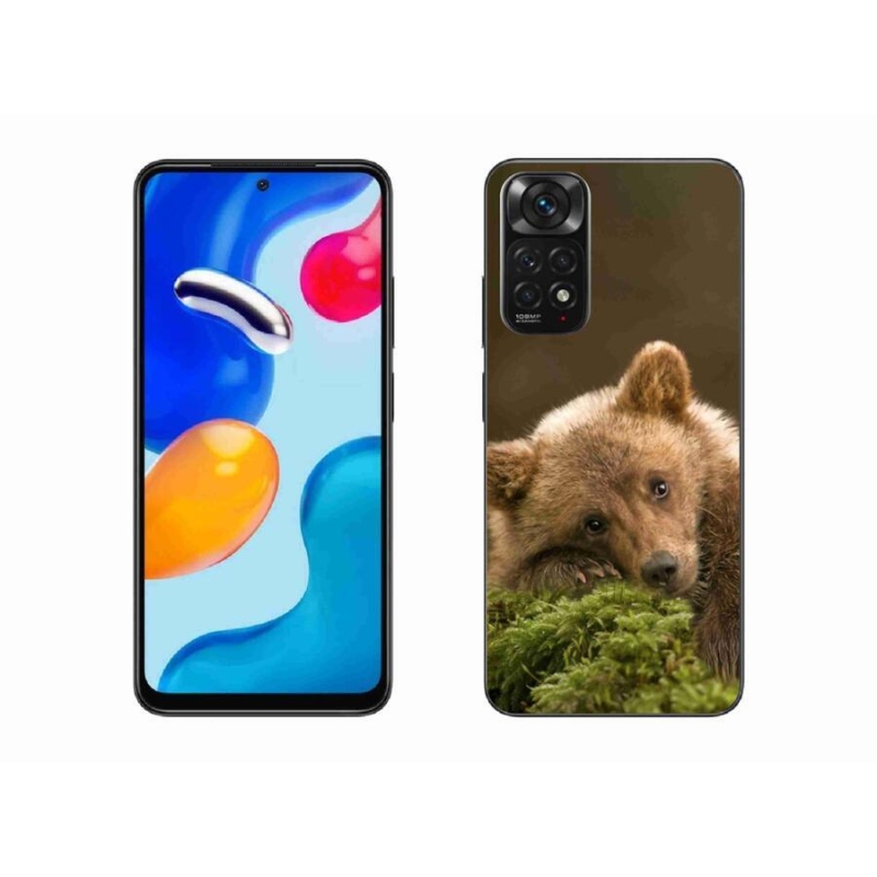 Gél borítás mmCase a Xiaomi Redmi Note 11 4G - medve számára
