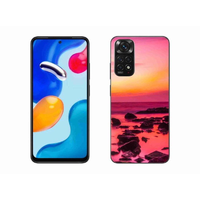 Gél borítás mmCase a Xiaomi Redmi Note 11 4G-hez - tenger és ragyogás