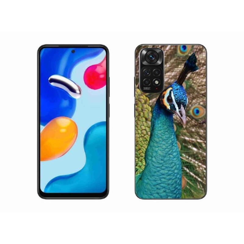 Gél borítás mmCase a Xiaomi Redmi Note 11 4G-hez - páva