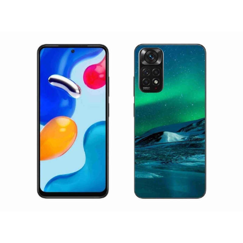 Gél borító mmCase a Xiaomi Redmi Note 11 4G-hez - sarki fény