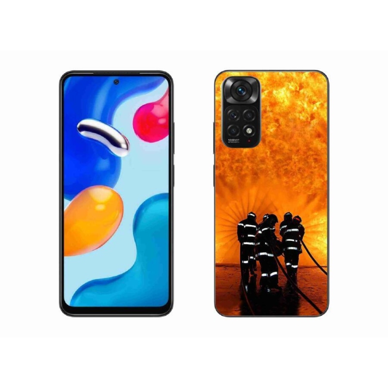 Gél borítás mmCase a Xiaomi Redmi Note 11 4G-hez - tűz