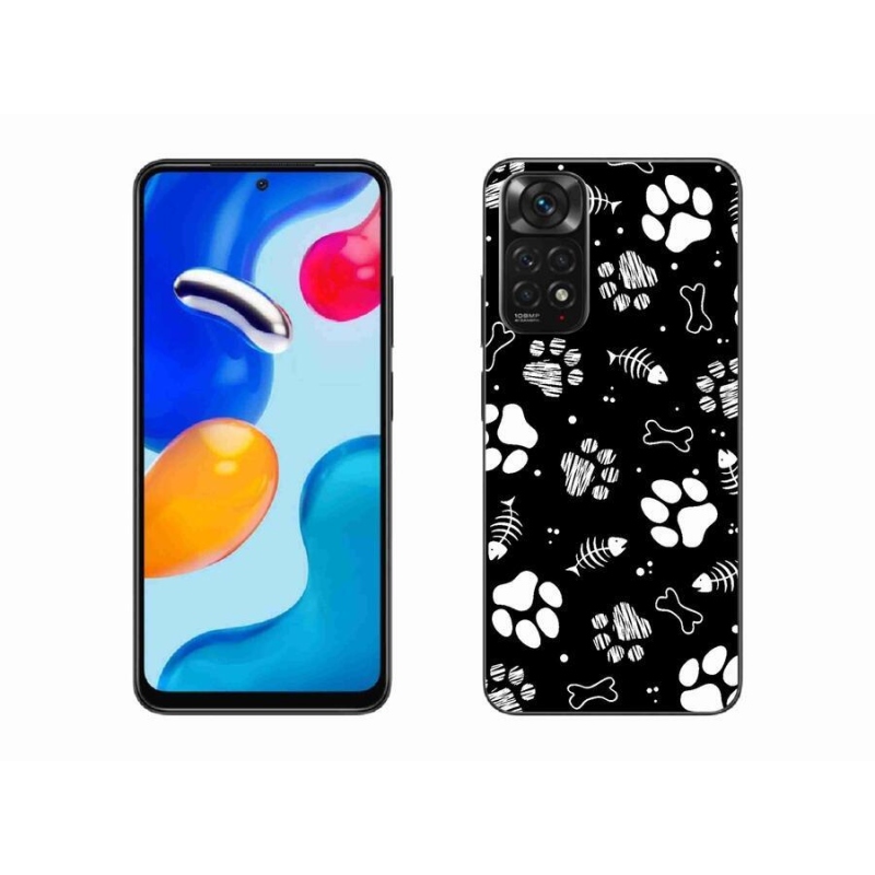 Gél borítás mmCase a Xiaomi Redmi Note 11 4G-hez - kutyamancsok
