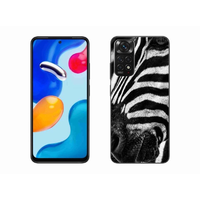 Gél borítás mmCase a Xiaomi Redmi Note 11 4G készülékhez - zebra