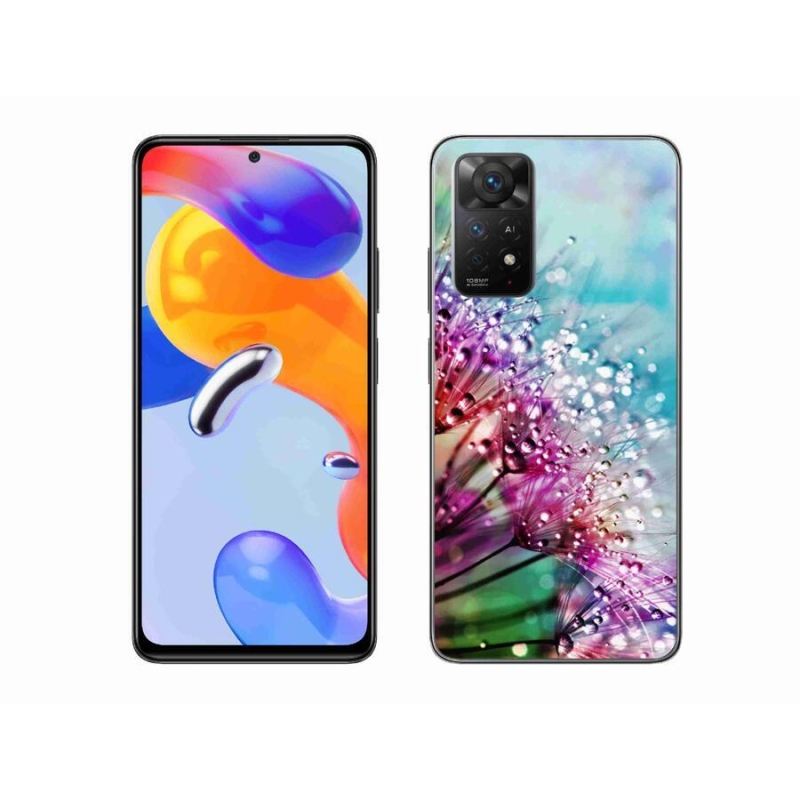 Gél borítás mmCase a Xiaomi Redmi Note 11 Pro 4G/5G számára - színes virágok