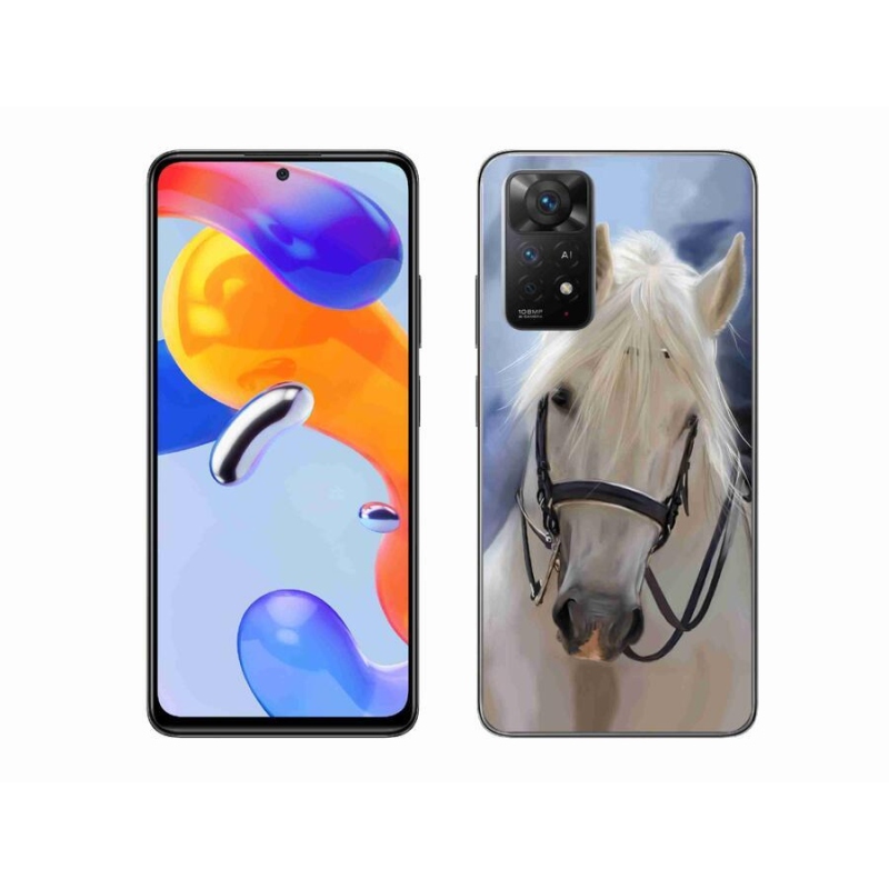 Gél borítás mmCase a Xiaomi Redmi Note 11 Pro 4G/5G-hez - fehér ló