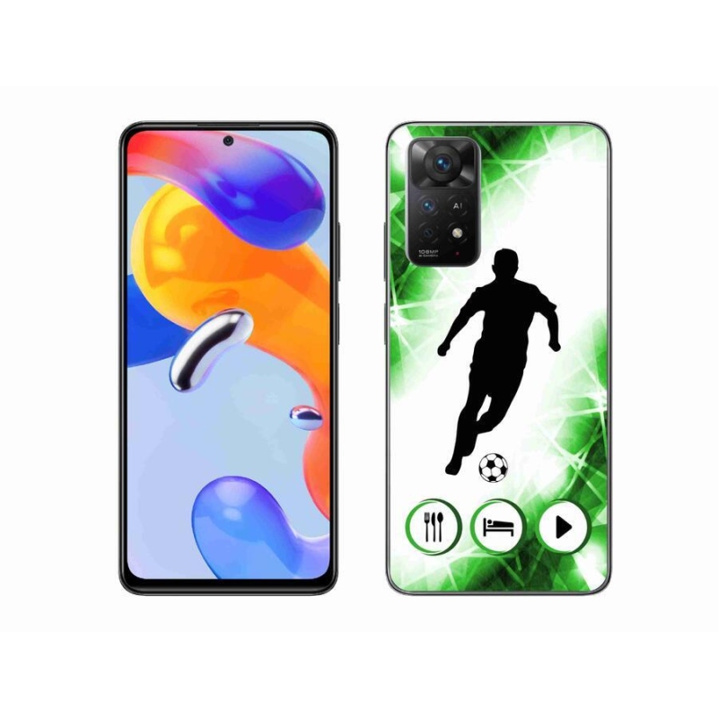 Gél borítás mmCase a Xiaomi Redmi Note 11 Pro 4G/5G - focista számára