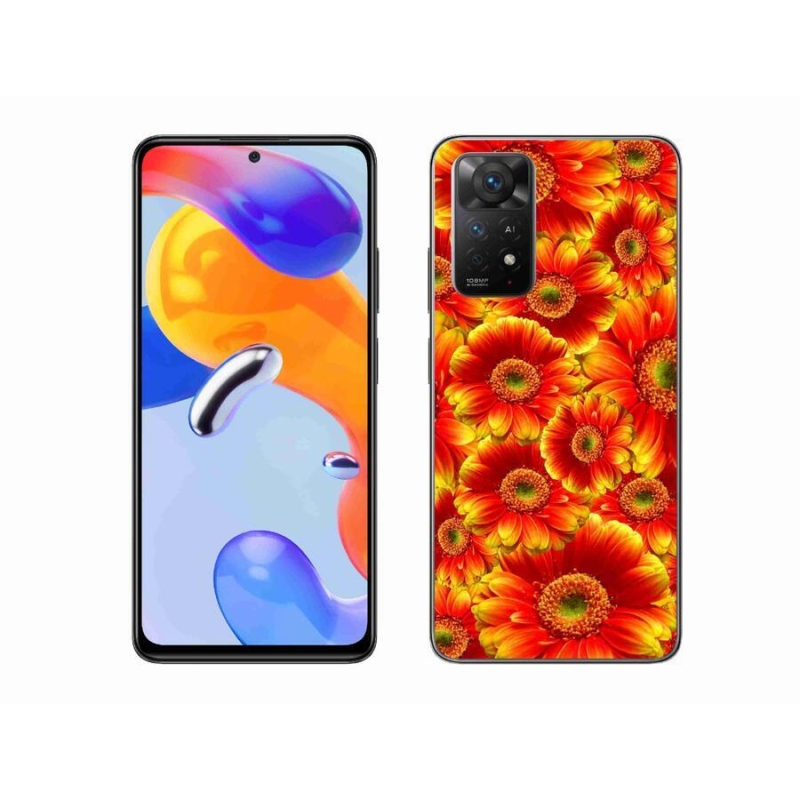 Gél borítás mmCase a Xiaomi Redmi Note 11 Pro 4G/5G-hez - gerbera 1