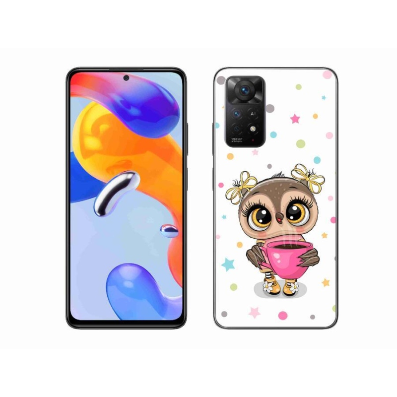 Gél borítás mmCase a Xiaomi Redmi Note 11 Pro 4G/5G számára - rajzfilm bagoly