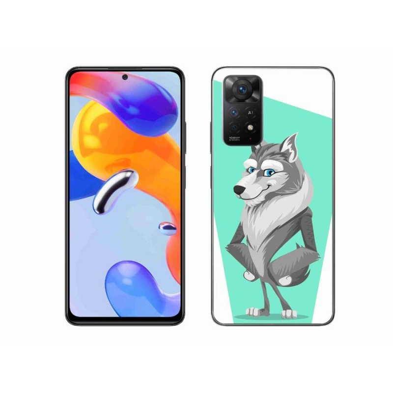 Gél borítás mmCase a Xiaomi Redmi Note 11 Pro 4G/5G számára - rajzfilm farkas