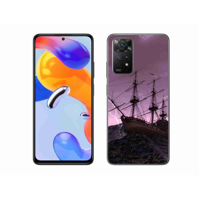 Gél borítás mmCase a Xiaomi Redmi Note 11 Pro 4G/5G számára - hajó a viharban